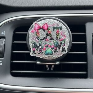 Cat Mom Car Vent Clip